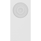 Ekena Millwork Standard Foster Bullseye Plinth Block with Square Edge, 4 1/2"W x 9"H x 3/4"P PBP045X090X075FOS02 - alternate 4